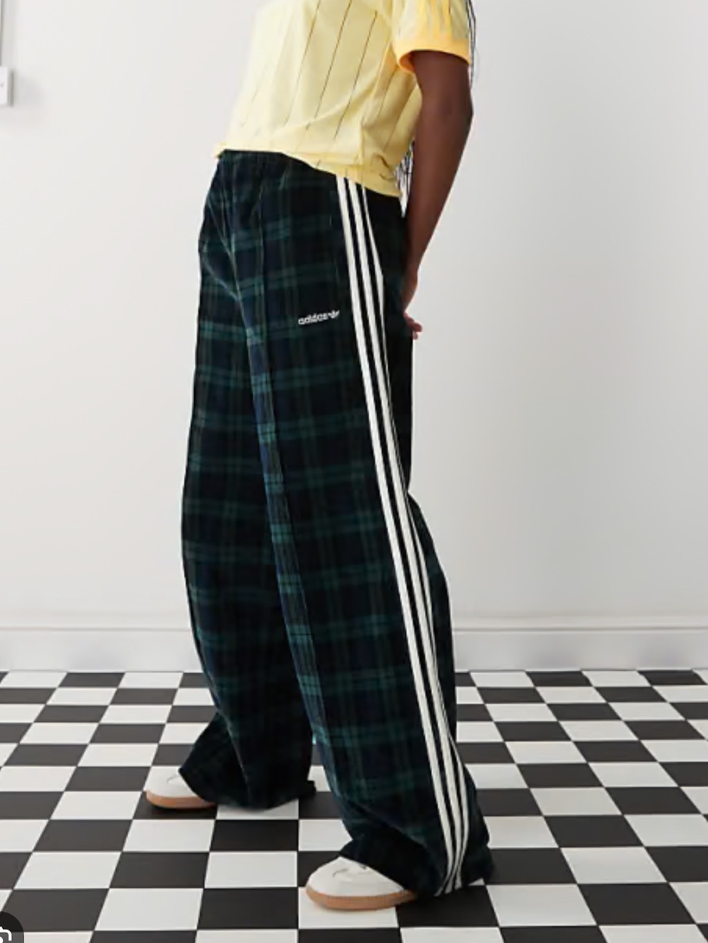Adidas Originals Tartan, Navy & Green Plaid,, Tik tok IG Viral, FIFA, Limited! - Picture 13 of 13